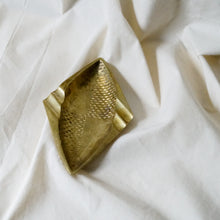 Vintage Brass Fish Shield Ashtray