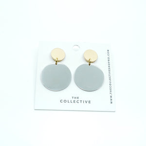 Dawn - Modern Gold and Silver Plated Earrings