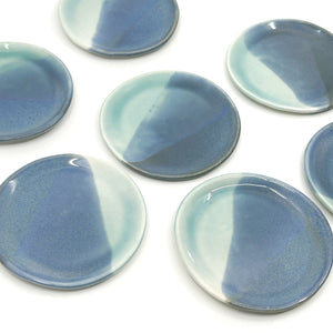 Dillard - Double Dipped Porcelain Dish - Sky Blue/Sea Glass