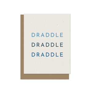 Draddle | Blank Hanukkah Card