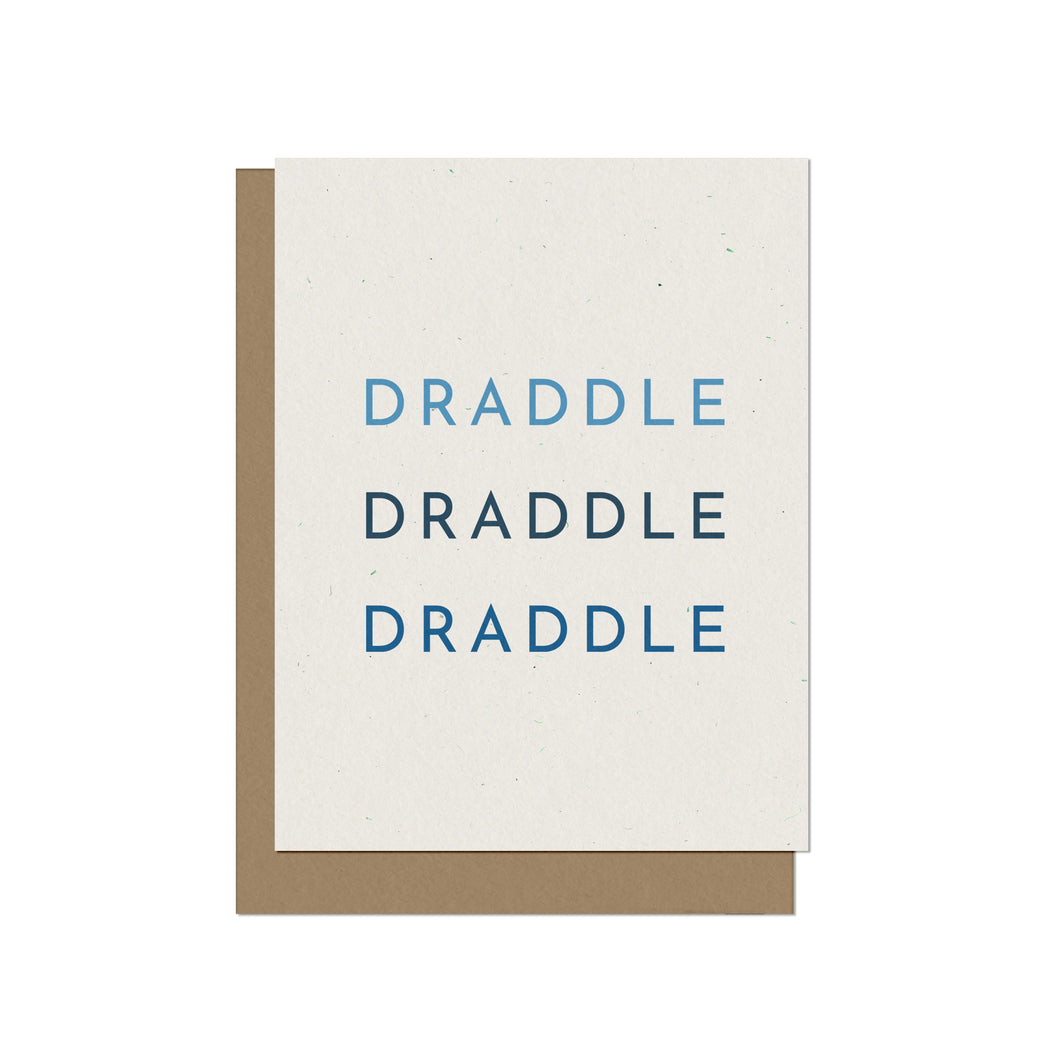 Draddle | Blank Hanukkah Card