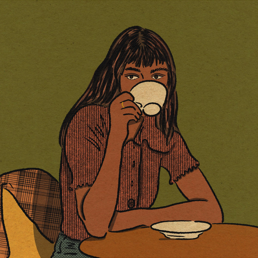 Cherry Coffee Giclée Print