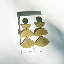 Jayden Raw Brass DangleEarrings