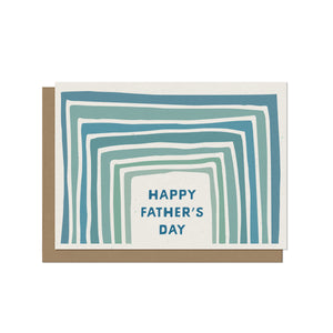 Colorful Happy Father's Day Blank Card