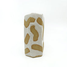 Medium Hexagon Tube Vase 081 - Abstract Pattern