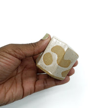 X-Short Hexagon Tube Vase 083 - Abstract Pattern
