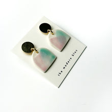 Ade - Large Modern Arch Porcelain Earrings