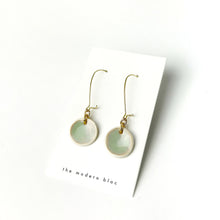 Melanie - Modern Porcelain Kidney Earrings