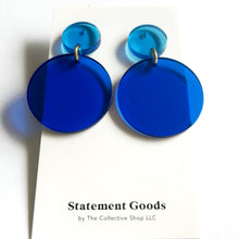 Alexa Transparent Resin Circle Earrings