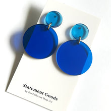 Alexa Transparent Resin Circle Earrings