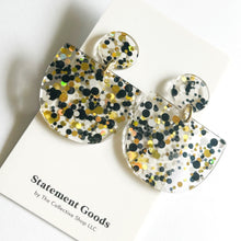 Olympia Black and Gold Earrings