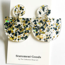 Olympia Black and Gold Earrings