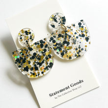 Olympia Black and Gold Earrings