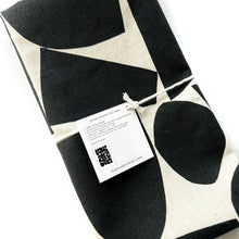 Black Constructed Shapes Pattern Kitchen Towel