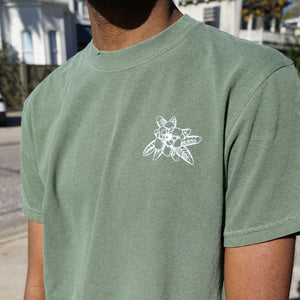 Magnolia T-Shirt - Muted Green