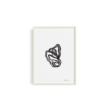 Oyster Duo I Mini Block Print