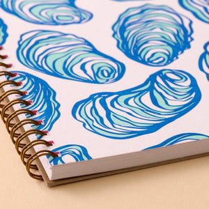 Oysters Letterpress A5 Spiral Notebook