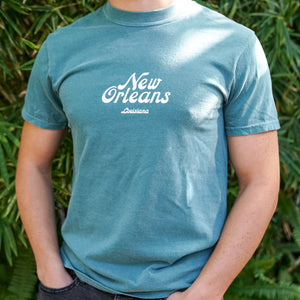 Retro New Orleans Shirt - Emerald