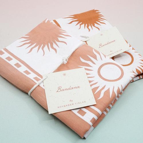 Organic Cotton Solstice Checkerboard Bandana