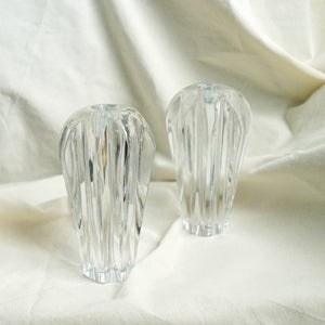 Royal Gallery Crystal Candlestick Holders - Set of 2
