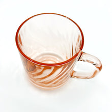 Set of 6 - Pink French Rosaline Glass Mugs