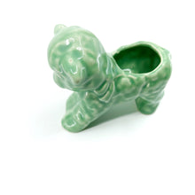Vintage Small Green Lamp Figurine