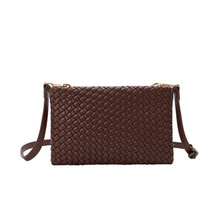 Daisy Espresso Recycled Vegan Crossbody Bag
