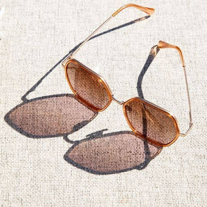 Addyson- Matte Beige & Gold