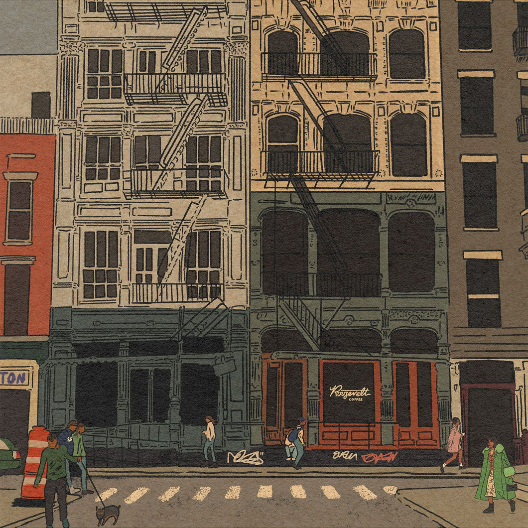 Downtown 003 Giclée Print