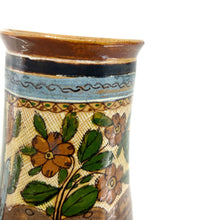 Vintage Mexican Ceramic Desert Scene Vase - Rare Find