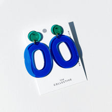 Cara Transparent Resin Oval Earrings