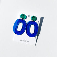 Cara Transparent Resin Oval Earrings