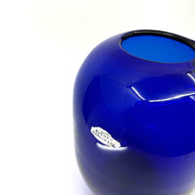 Vintage Cobalt Blue Blenko Vase