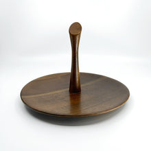 Small Mid Century Modern Walnut Serving Platter