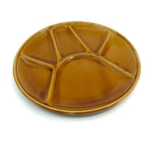 Vintage - Set of 4 Brown Fondue/Sushi Plates