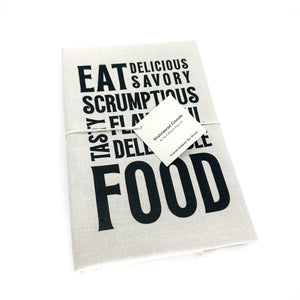 Eat Delicious Food Ktichen Towel, Tea Towel