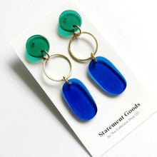 Solange Transparent Resin Dangle Earrings