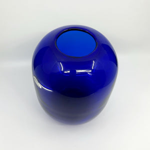 Vintage Cobalt Blue Blenko Vase