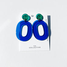 Cara Transparent Resin Oval Earrings