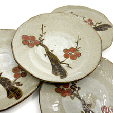 Set of 4 -  Vintage Japanese Stoneware Small Plates