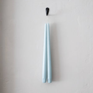 Light Blue Taper Candlesticks