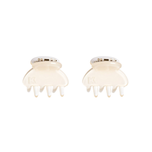 THE BABY HAIR CLAW IN CREAM (SET OF 2)