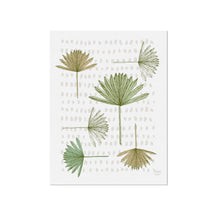Abstract Fan Palms Art Print