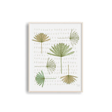Abstract Fan Palms Art Print