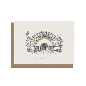 Armstrong Contour Illustration Blank Card