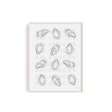Gray Aw Shucks Oyster Art Print