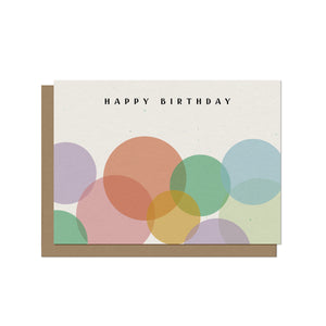 Birthday Balloons Blank Card