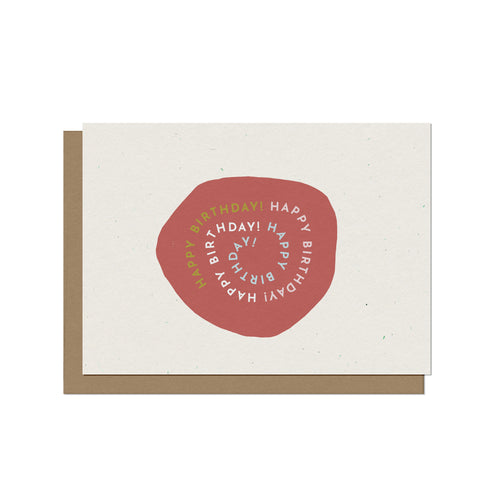 Birthday Spiral Blank Card