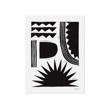 Burst Block Print