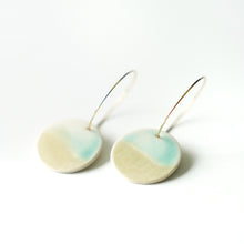 Camden - Modern Circle Porcelain Hoop Earrings